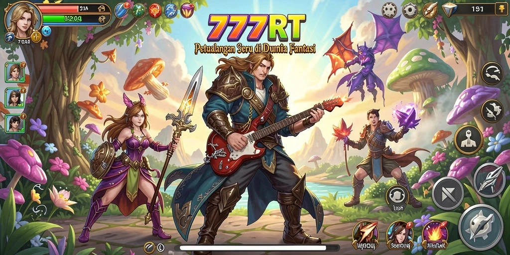 Tampilan gameplay 777RT yang memukau dan mengasyikkan.