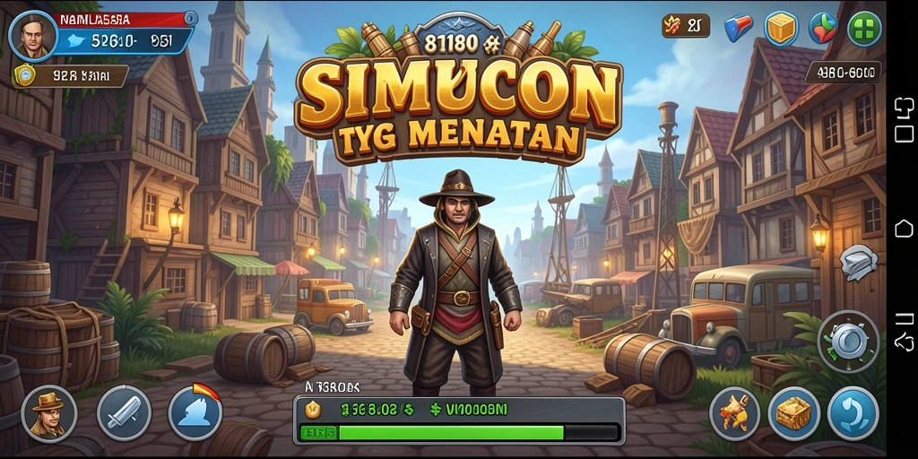 Tampilan gameplay Tycoon yang menegangkan dan strategis.