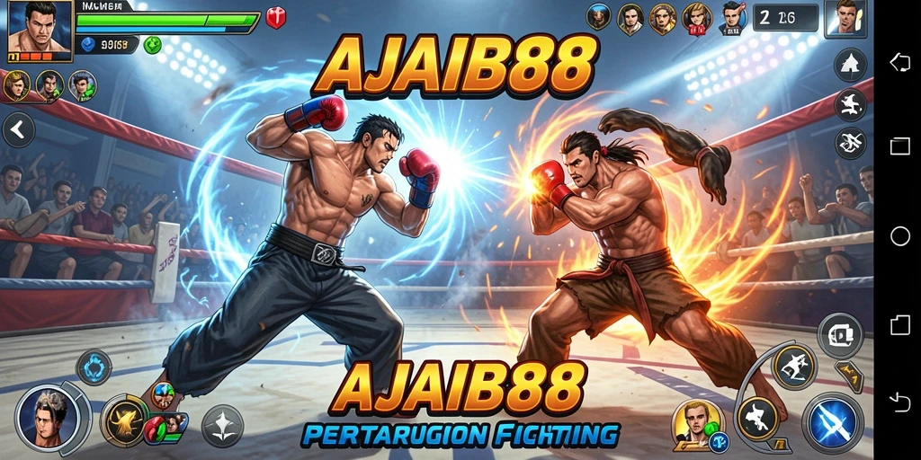Tampilan menarik dari gameplay AJAIB88 dalam pertarungan seru.