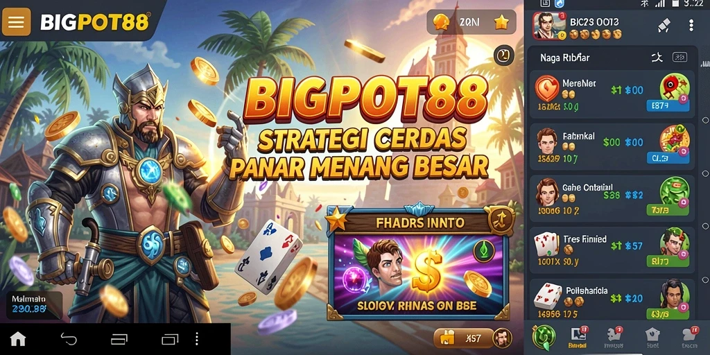 Screenshot gameplay menarik dari BIGPOT88 dengan strategi yang mendebarkan.