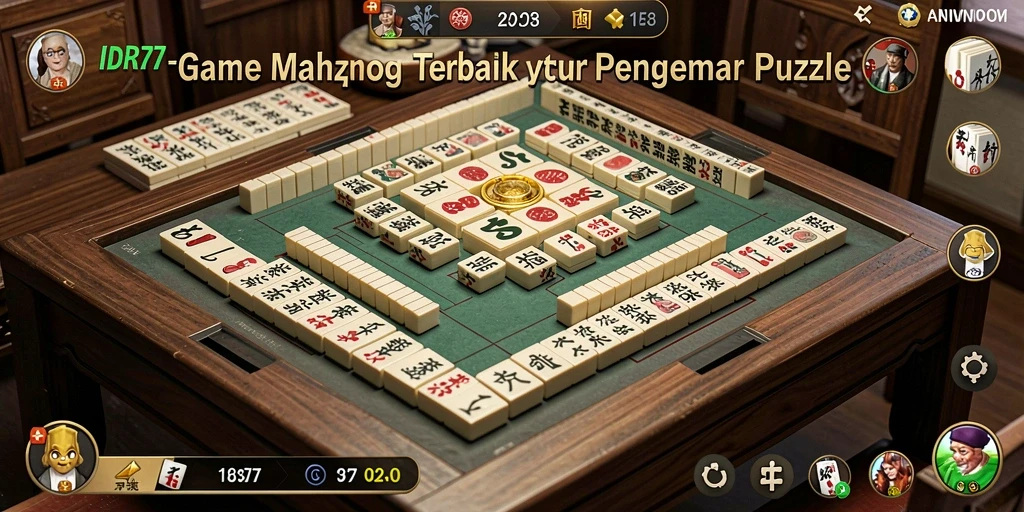 Screenshot gameplay menunjukkan keseruan permainan Mahjong IDR77.