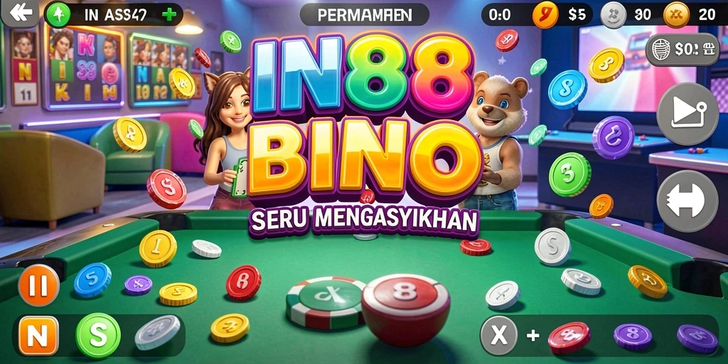Tampilan gameplay Bingo yang menarik dan seru di IN88.