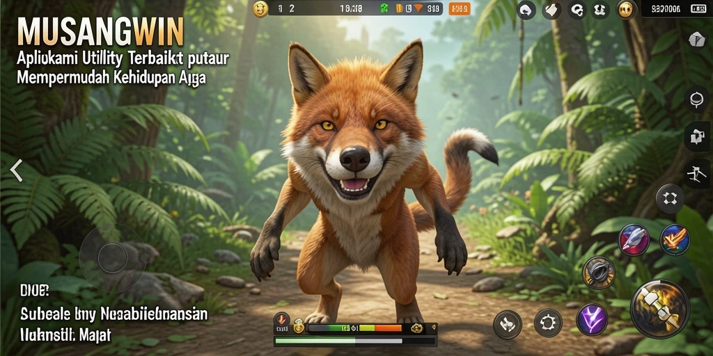 Tampilan antarmuka MUSANGWIN yang rapi dan modern.