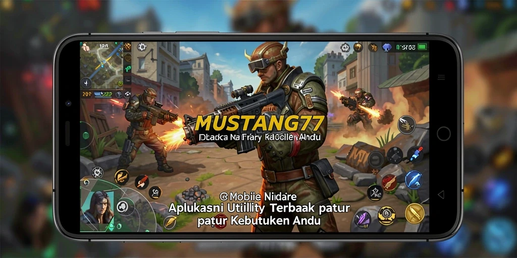 Tampilan aplikasi MUSTANG77 dengan fitur Utility yang lengkap.