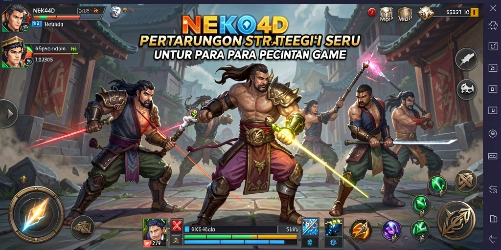 Tangkapan layar menampilkan aksi seru di NEKO4D saat pemain membuat strategi.