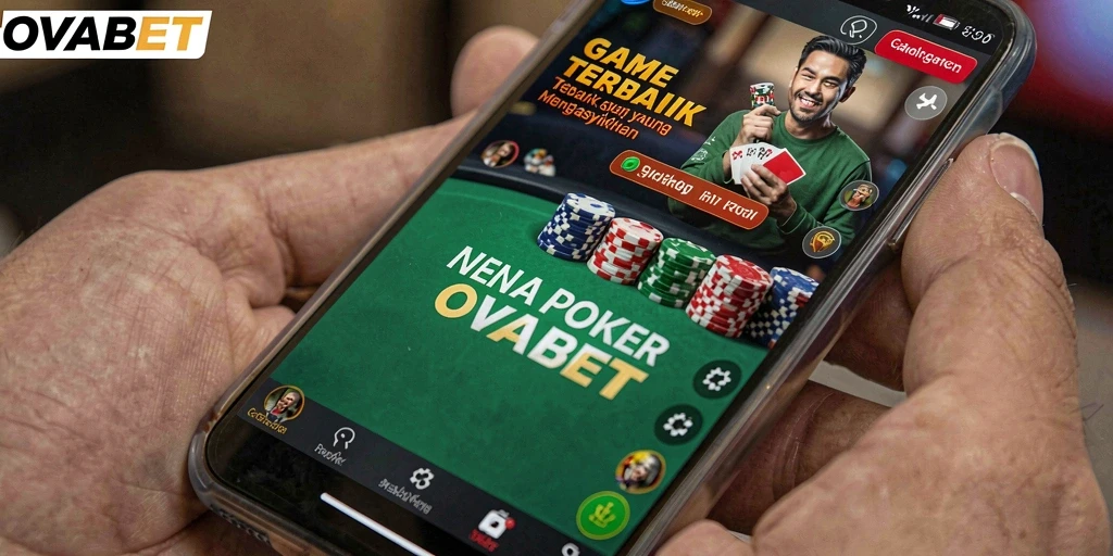 Tampilan gameplay Poker yang menarik dan menantang.