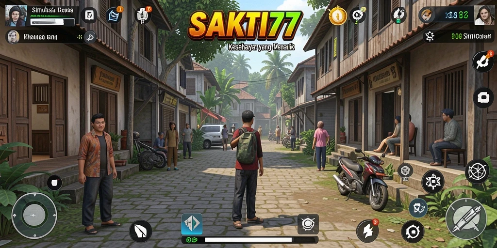 Tampilan gameplay interaktif dari SAKTI77 yang menarik.