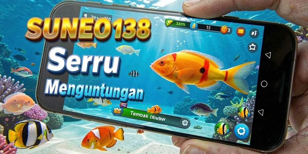 Tampilan gameplay menarik dari SUNEO138 dengan aksi Tembak Ikan.